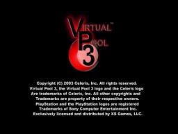 Virtual Pool 3 Title Screen